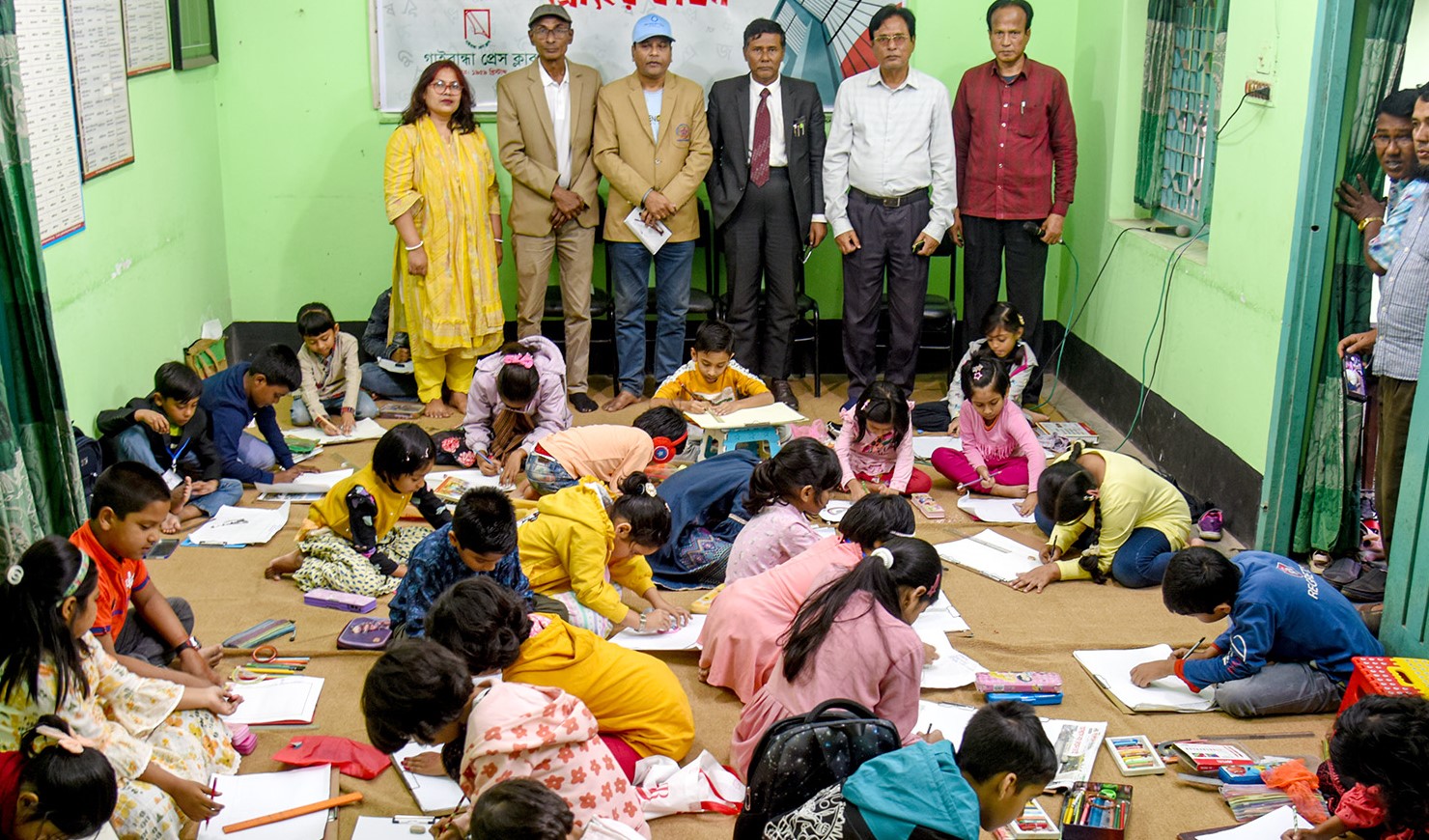 গাইবান্ধা প্রেসক্লাবের চিত্রাঙ্কন প্রতিযোগিতা অনুষ্ঠিত