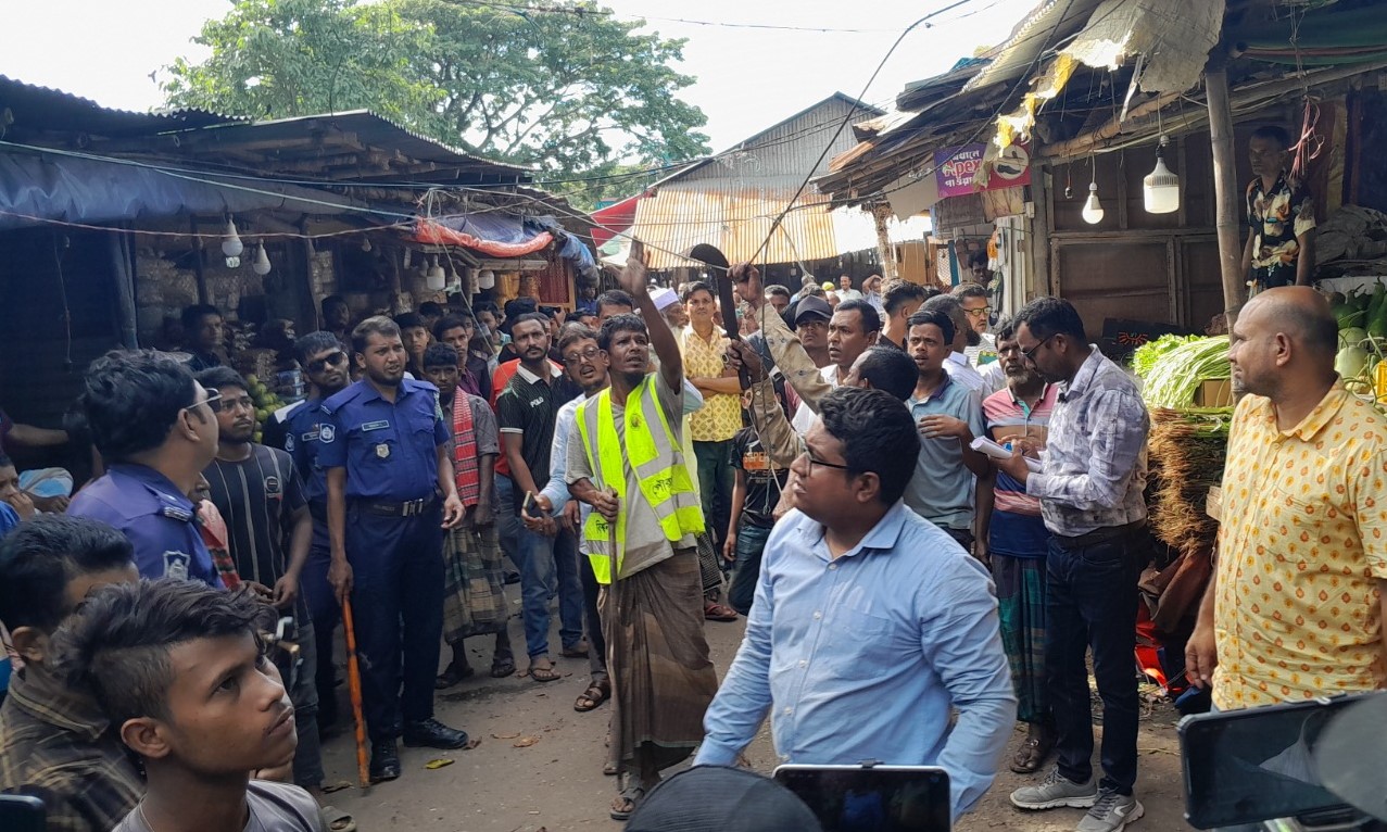 বিশ্বনাথে অবৈধ স্থাপনা উচ্ছেদ অভিযান