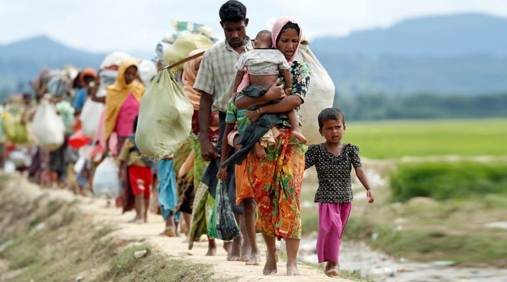 আরাকান থেকে পালিয়ে দেশে ঢুকেছে রোহিঙ্গা