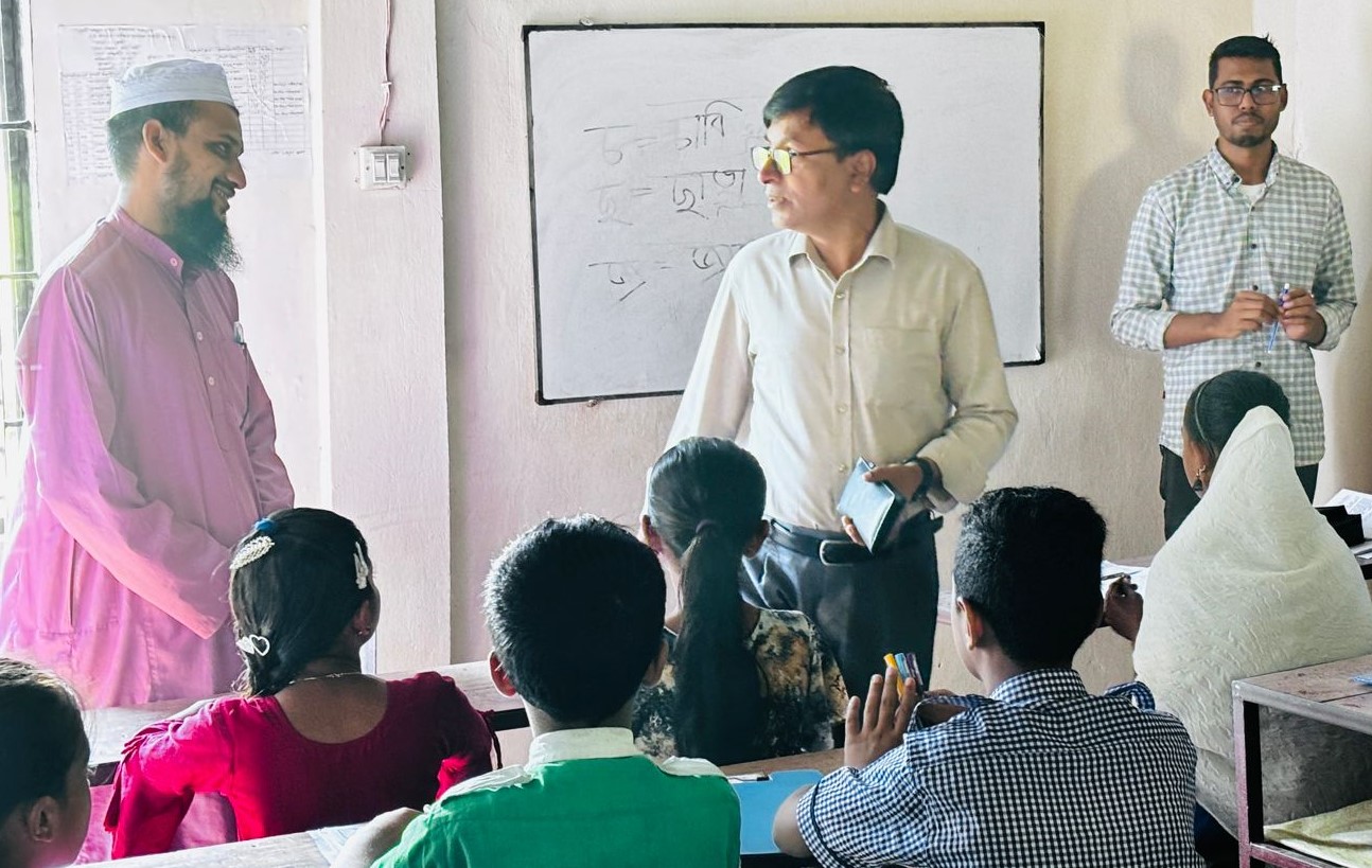 সোনার বাংলা আদর্শ ক্লাবের মেধা যাচাই প্রতিযোগিতা অনুষ্ঠিত 