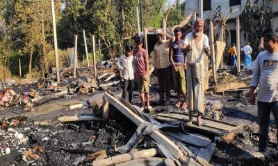 রাউজানে অগ্নিকাণ্ডে পুড়েছে সাত বসতঘর, অগ্নিদগ্ধ ৩ জন 