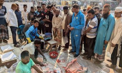 গাইবান্ধায় ছাত্রদের জনতার বাজার