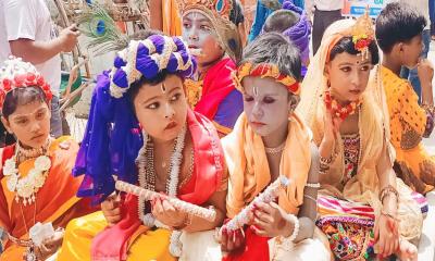 শেরপুরে শ্রীকৃষ্ণের জন্মাষ্টমী পালিত